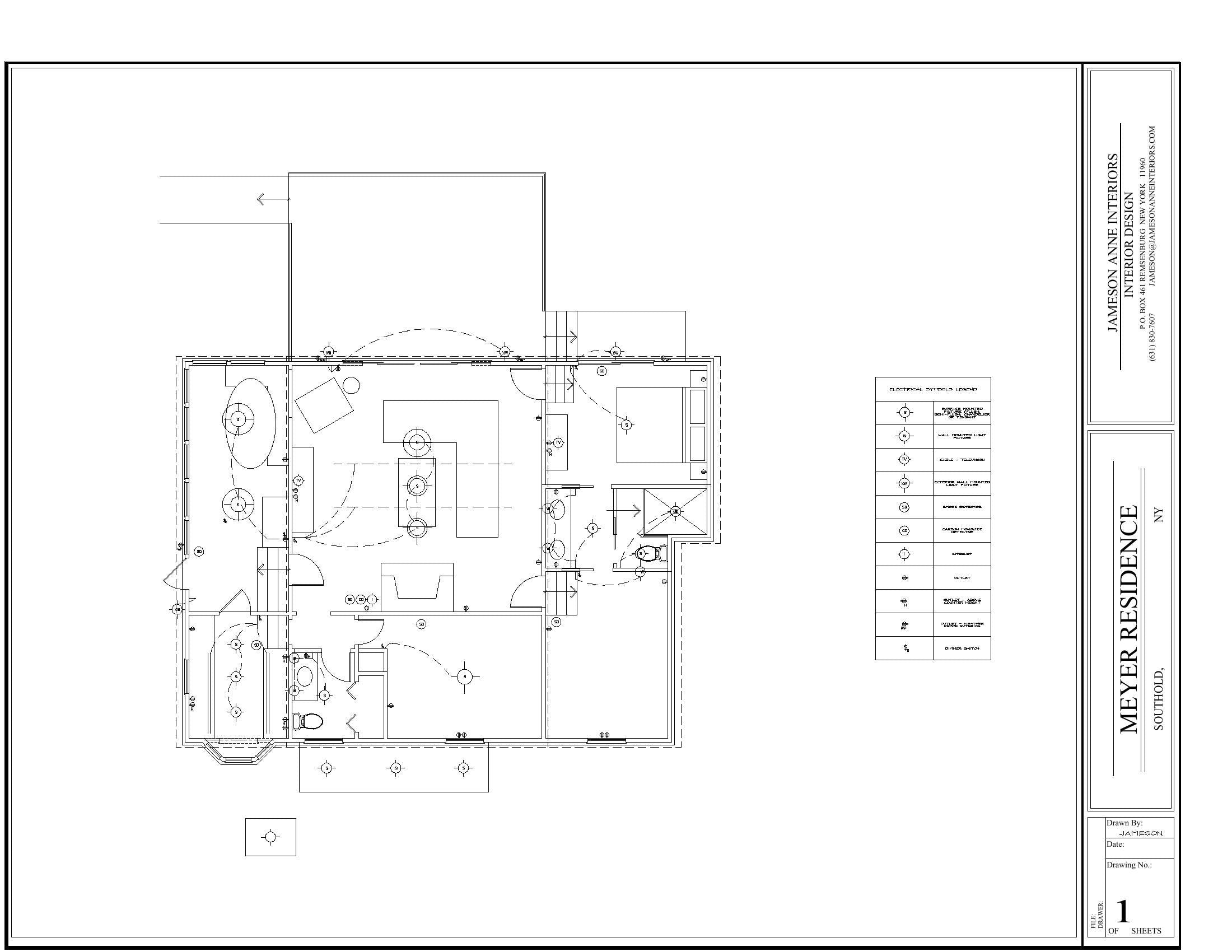 Electrical & lighting plan